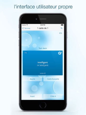 Screenshot #6 pour Cards On The Go: mots app de mémorisation d'une langue étrangère