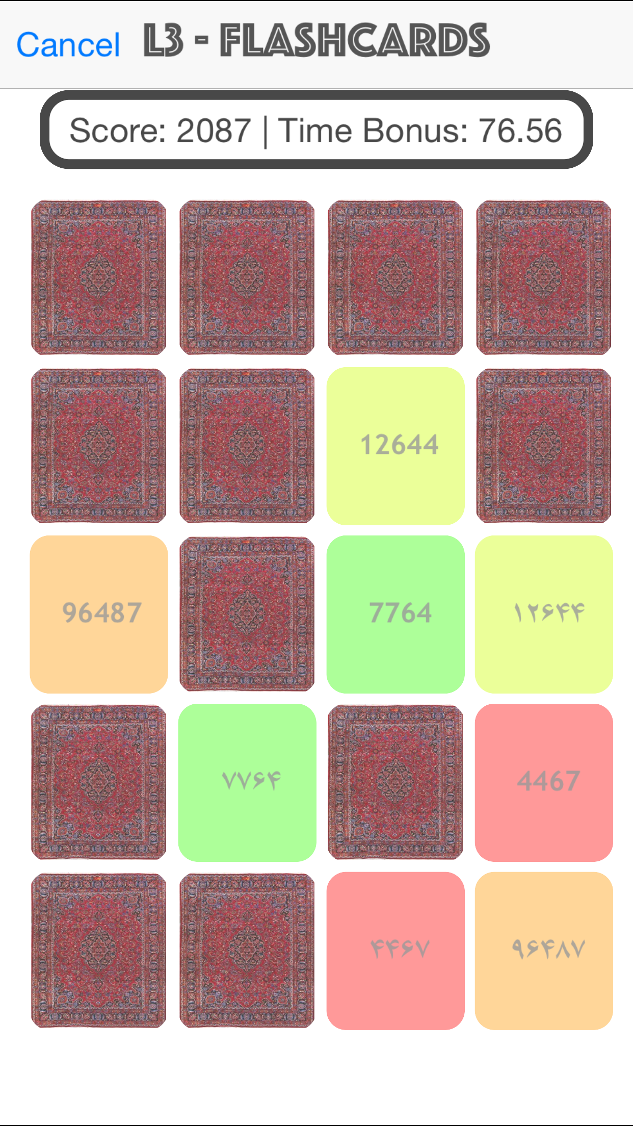 Farsi In A Flash screenshot 5