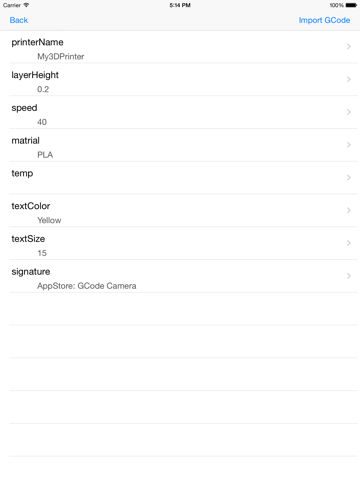 Screenshot #5 pour GCode Camera