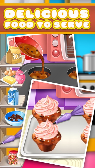 Screenshot #1 pour Kitchen Food Maker Salon - Fun School Lunch & Dessert Cooking Kids Games for Girls & Boys!