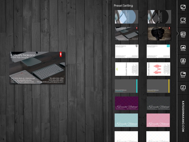 BusinessCardDesignerHD - Business Card Maker with AirPrint