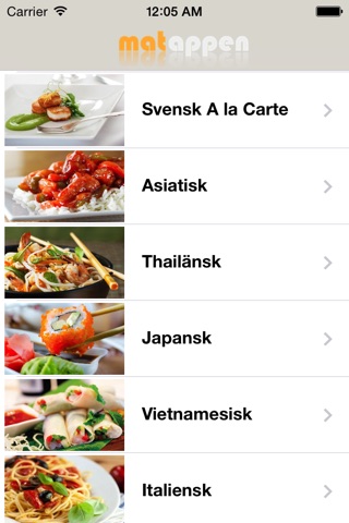 Matappen - mat & restaurang i Sverige screenshot 2