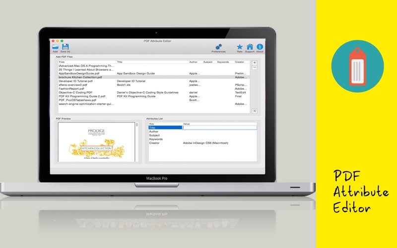 Screenshot #2 for PDF Attribute Editor