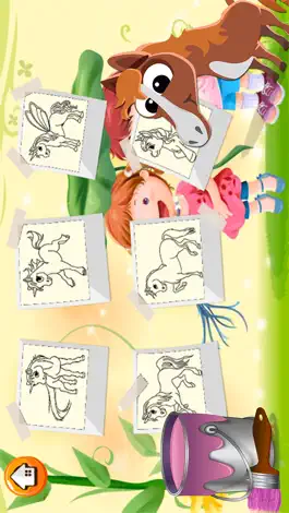 Game screenshot Horse Coloring Book - All In 1 Drawing, Paint And Color Games for Kid hack