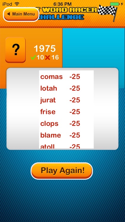 Fast Word Racer Challenge FREE screenshot-3