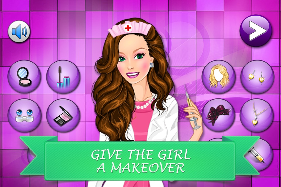 Nurse in Crazy Hospital - Dress Up Game for Girls and Kids screenshot 3