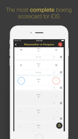 JudgePad (Boxing scorecard) screenshot