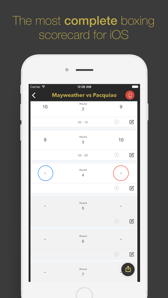 JudgePad (Boxing scorecard) - 2.0 - (iOS)