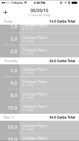 Carb Counter - for Low Carb Diets Screenshot
