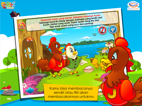 Screenshot #5 pour Ayam Jantan dan Rubah Licik - Cerita Anak Interaktif