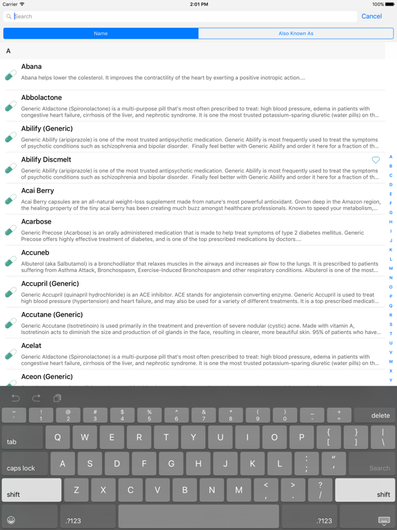 Screenshot #5 pour Drugs Dictionary - Best Drugs & Medical Dictionary