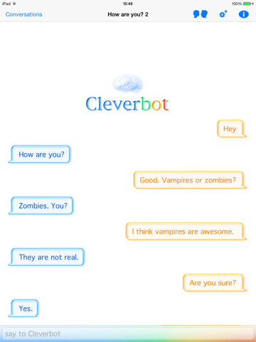 Screenshot #4 pour Cleverbot