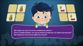 Game screenshot P'tit Génie - Jeu de Mémoire - Fruits - Jeu éducatif pour les enfants - GRATUIT apk