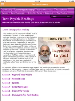 Tarot Reading Free course – Psych Clairvoyant Oracle iPad image 4