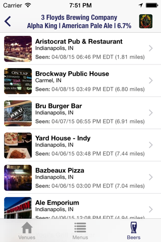 TappedIn - Beer Menus screenshot 4