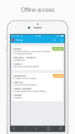 Czech – English Dictionary iPhone image 1