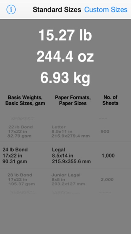 Paper Weight Calculator