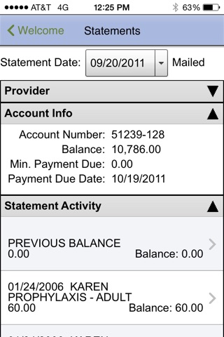 Patient eTools - Securely view patient account information screenshot 4