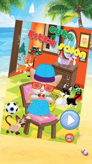 Cute Kitty Salon - Crazy little pet wash, dressup and cat ma(圖1)-速報App