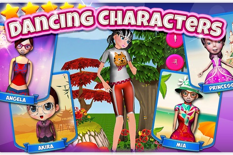 A 3D Dancing Fashion Dress Up - Princess Disco Party Free Game for Girls screenshot 2
