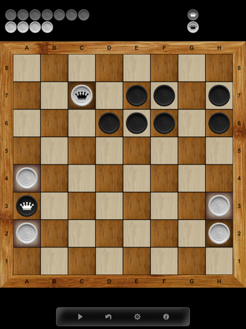 Dama Game: Turkish Draughts Checkers Variant Handcrafted 