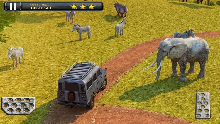 3D Safari Parking Free - Realistic Lion, Rhino, Elephant, and Zebra Adventure Simulator Games screenshot-4