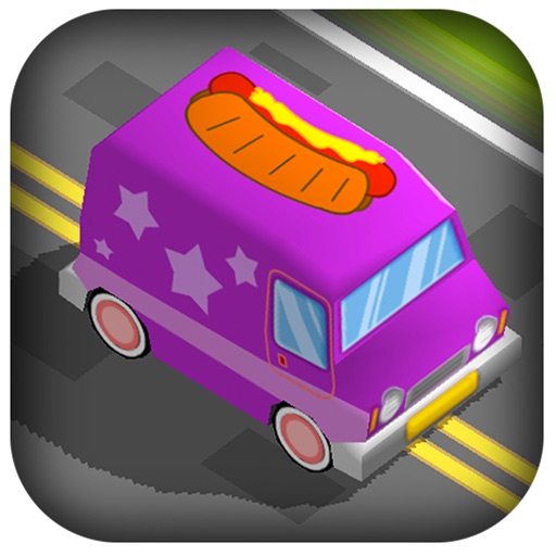 3D Zig Zag Truck  Cars - Drive Toy Race to Deliver Food in Speed Traffic Racer