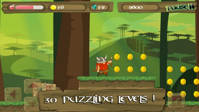 Viking: The Adventure - The best fun free platformer game!(圖3)-速報App