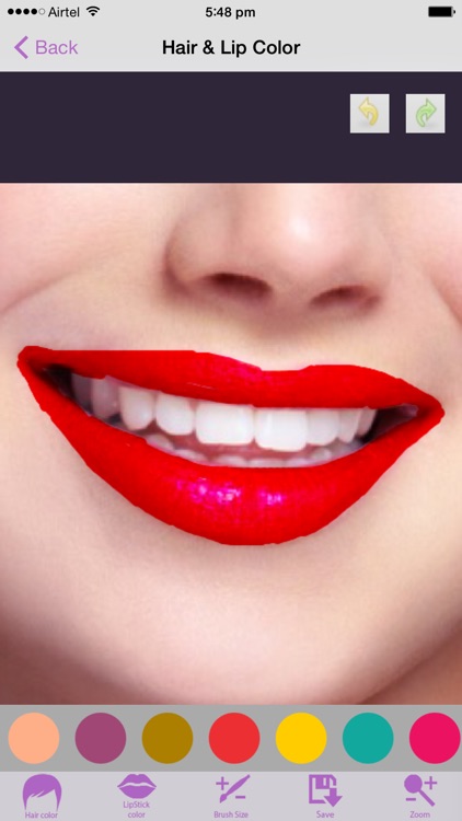Hair Lip Color Changer screenshot-3