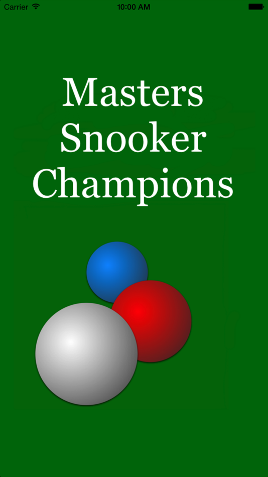 Masters Snooker Champions - 4.0 - (iOS)