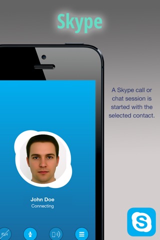 Sky Contacts - Start Skype calls and send Skype messages from your contactsのおすすめ画像2