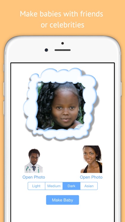 BabyMaker: Funny Baby Face out of Parents' Pictures - Make a Photo Collage!