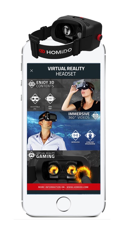 Homido 360 VR player