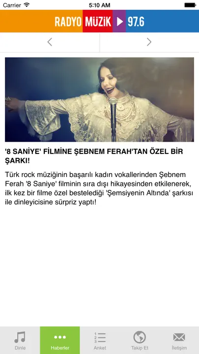 Radyo Müzik iPhone Ekran Görüntüsü 2