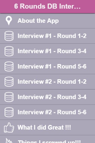 6 Rounds DB Interview screenshot 2