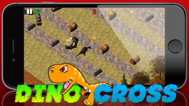 Crossy Dino-saur Island Dirt Road Dash