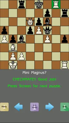 Game screenshot 202 Chess Mate In ONE - 101 Chess Puzzles FREE hack