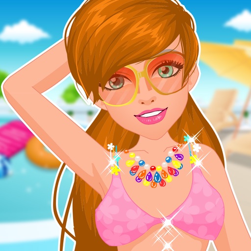 pool party outfits dressup icon