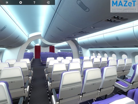 MAZeT Aircraft Cabin Lighting Color Control Demonstrator screenshot 2