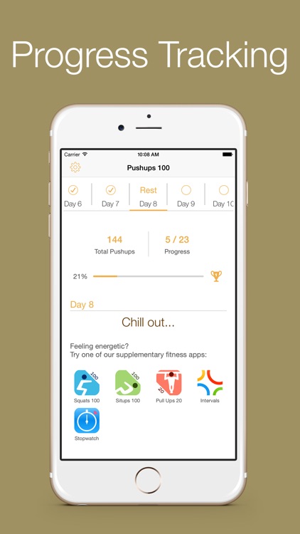 Pushups 100 - 30 days workout challenge screenshot-4