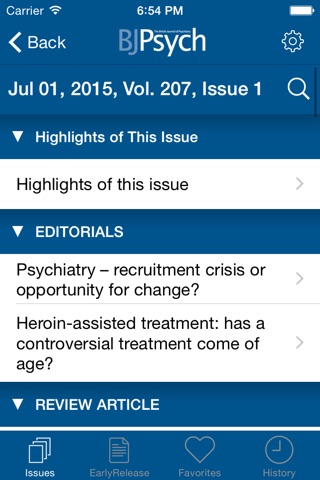 RCPsych Journals screenshot 4