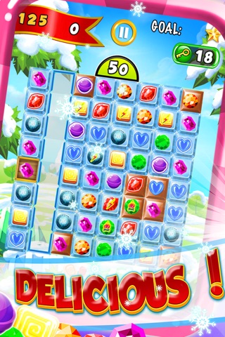 Freezin Ice Match-3 - fun candy puzzle game for jewel mania'cs free screenshot 3