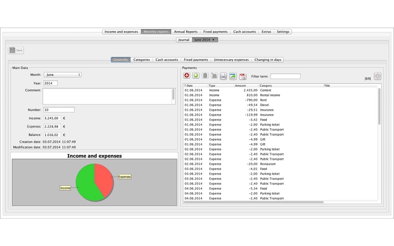 Screenshot #2 pour Household budget