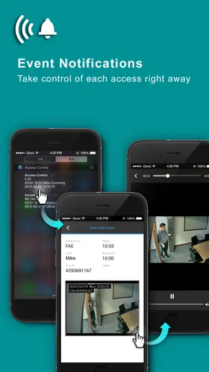 Captura de pantalla de EagleLinkIT - Access Control en iPhone 1