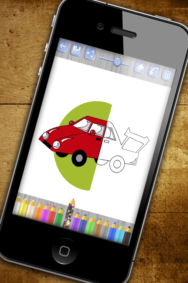 Pintar coches mágico - libro para colorear autos y carros screenshot 3