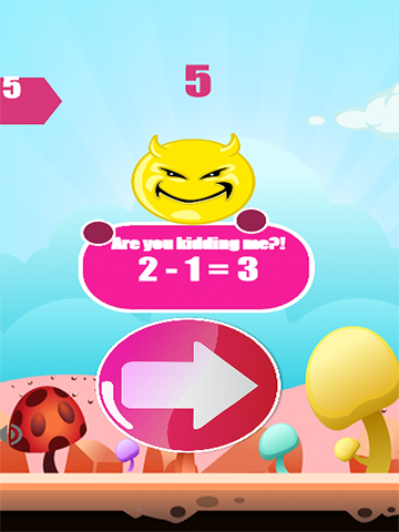 Screenshot #5 pour rapide jeu de mathématiques gratuit pour les enfants, pré-école et plus amusant jeu.