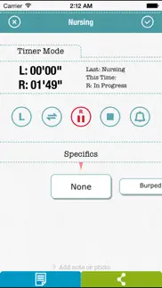 firstyear - baby feeding timer, sleep, diaper log iphone screenshot 3