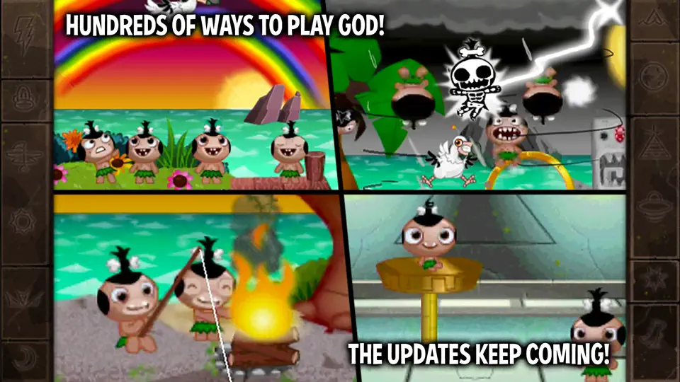 Скриншот Pocket God на iPhone 3