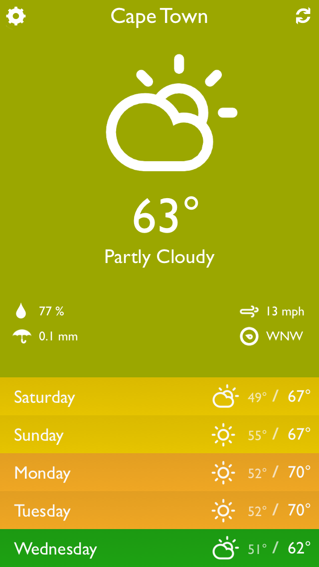 Cool Weather Screenshot 4 - AppWisp.com Cool Weather Screenshot 4 - AppWisp.com