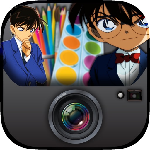 CCMWriter Manga and Anime Studio Design Text and Photo Boys Camera Detective Conan icon